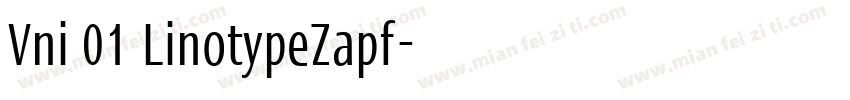 Vni 01 LinotypeZapf字体转换
